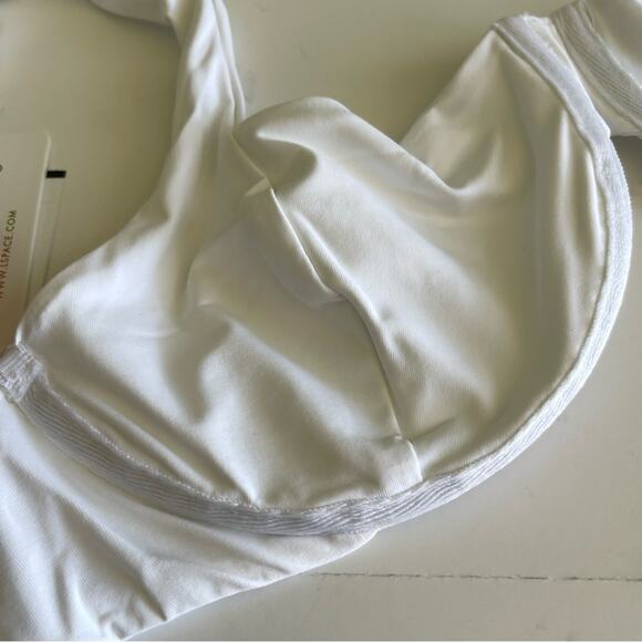 L*Space WHITE Tori Underwire Bikini Top - Picture 8 of 11